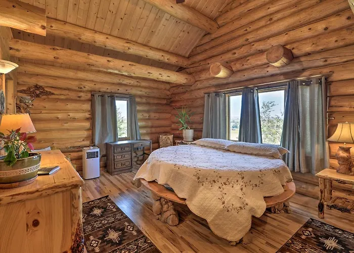 Exquisite Log With Valley Views! * Lander