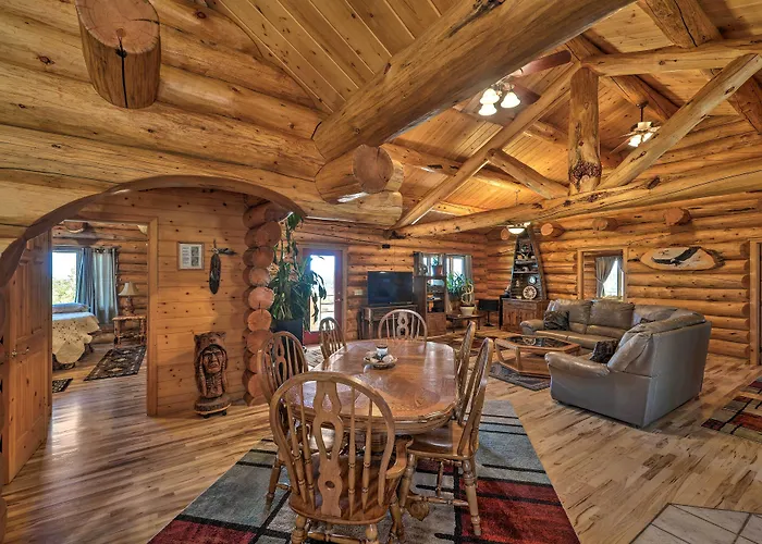 Exquisite Log With Valley Views! * Lander